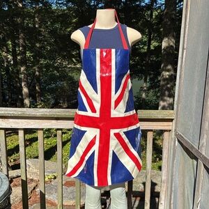 Shreds UK 100% Cotton PVC Apron Union Jack Flag